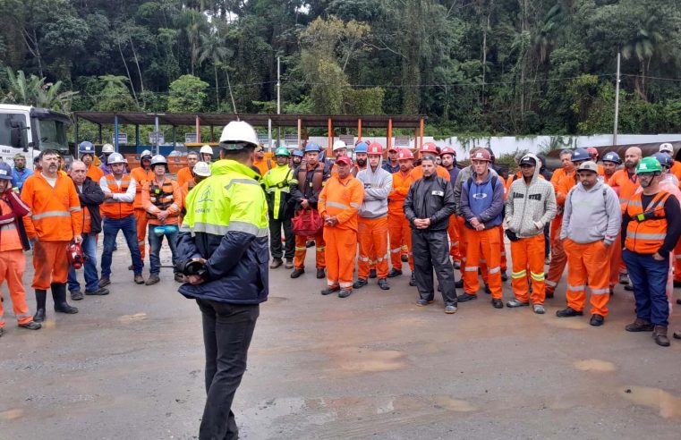Ponte de Guaratuba tem campanhas de saúde e segurança para trabalhadores