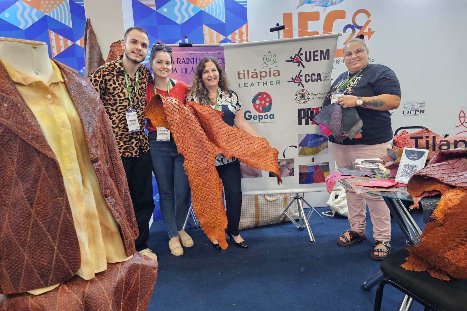 Tilápia vira vestuário, material hospitalar e farinha para suplemento em projeto da UEM