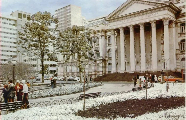 Neve em Curitiba – 1975