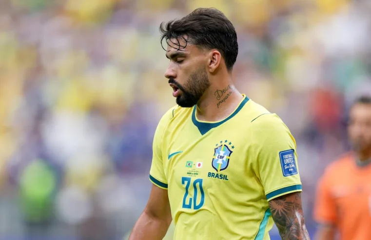 Lucas Paquetá tem lesão na coxa confirmada, sem previsão de retorno