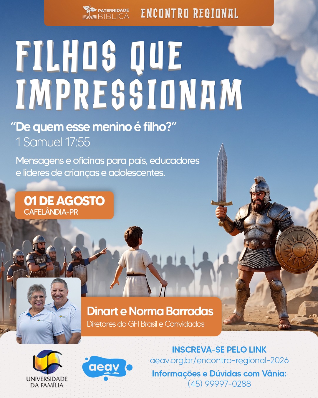 Cafelândia recebe seminário “Filhos que Impressionam” voltado a pais, educadores e líderes