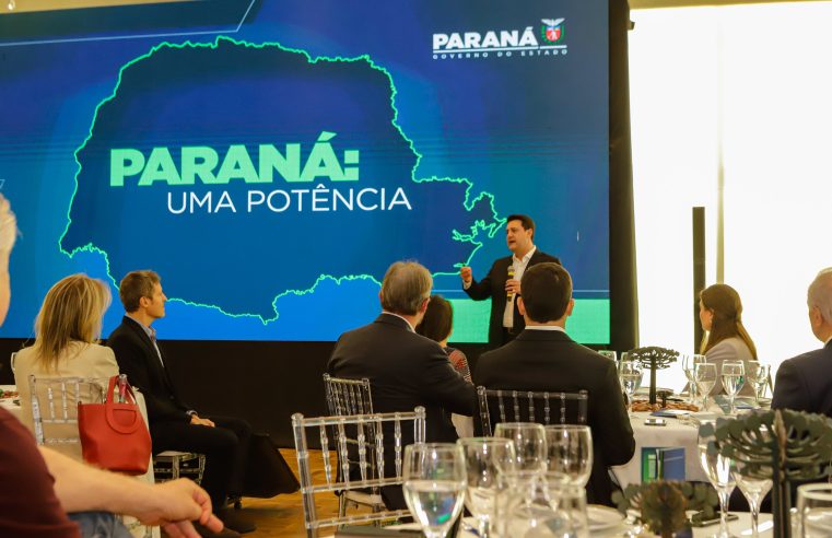 R$ 285 bilhões desde 2019: governador apresenta investimentos no Paraná