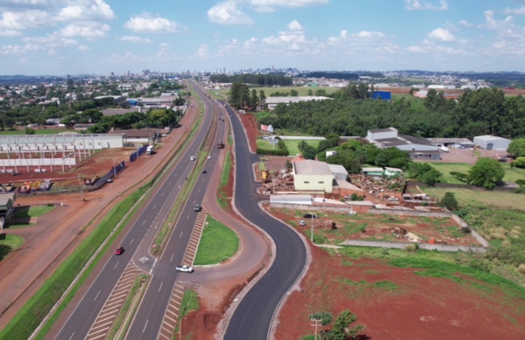 Revitalização de via pública vai melhorar acesso ao Aeroporto Regional de Cascavel