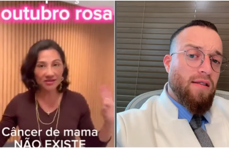 ‘Câncer de mama não existe’: médicos são investigados por falas falsas
