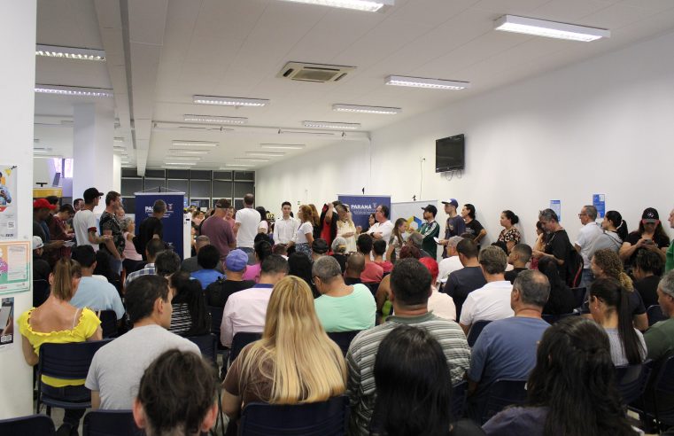 Estado promove mutirão de empregos em Curitiba com mil vagas para temporários
