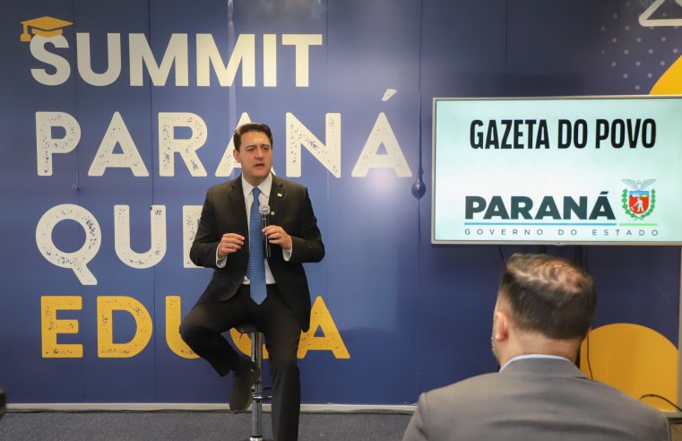 Ratinho Junior destaca conquistas da educação do Paraná e novidades do ensino