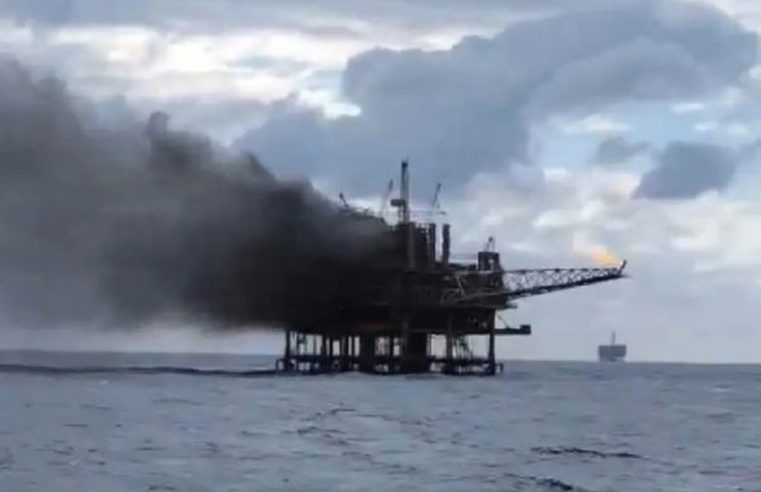 Incêndio em plataforma da Petrobras deixa 14 feridos