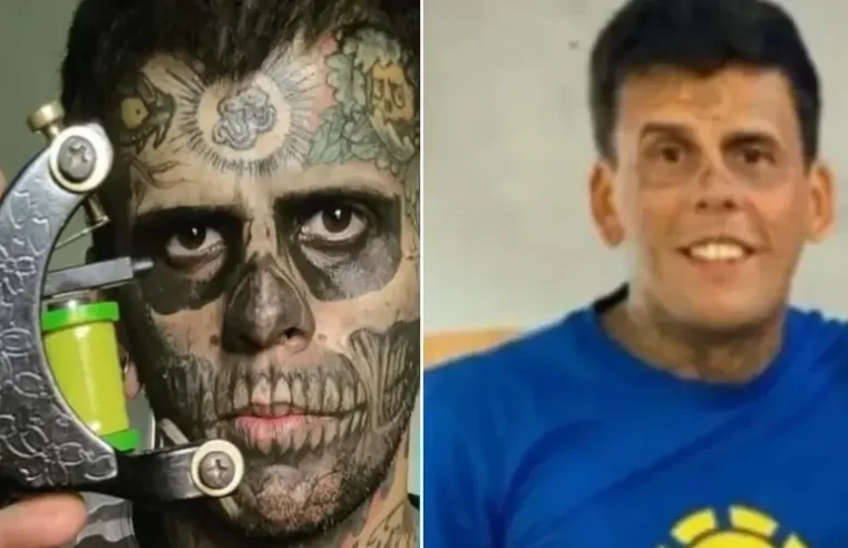 Homem mais tatuado do Brasil é transformado por Jesus e hoje prega o Evangelho