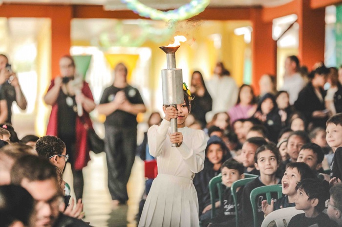 Crianças dão show de civismo na Semana da Pátria em Cascavel