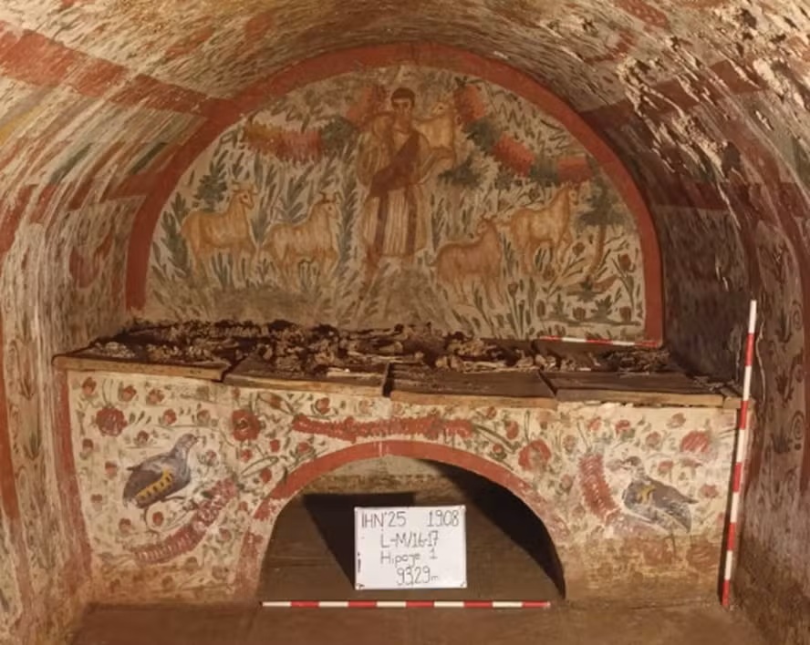 Rara pintura de Jesus como ‘Bom Pastor’ é encontrada na Turquia