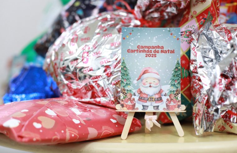 Presentes da campanha “Adote uma Cartinha” devem ser entregues até segunda-feira (8)