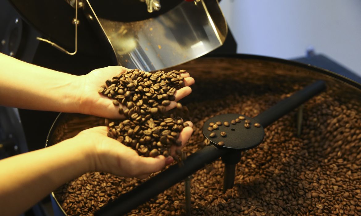 Exportação de café do Brasil cai em 2025, mas bate recorde em receita