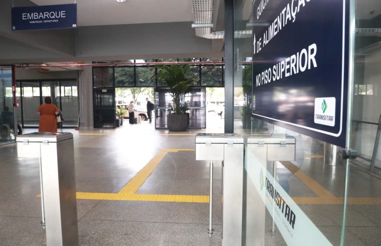 Transitar inicia operação das catracas na Rodoviária de Cascavel a partir de segunda-feira (1°)