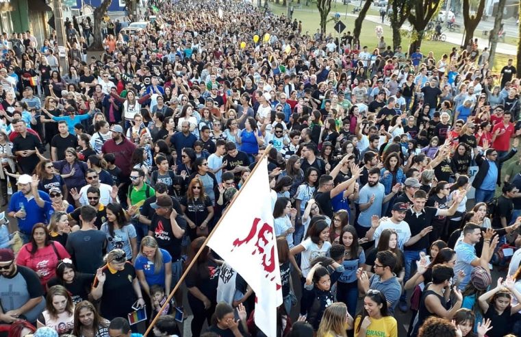 Marcha Para Jesus reúne igrejas evangélicas de Cascavel neste sábado