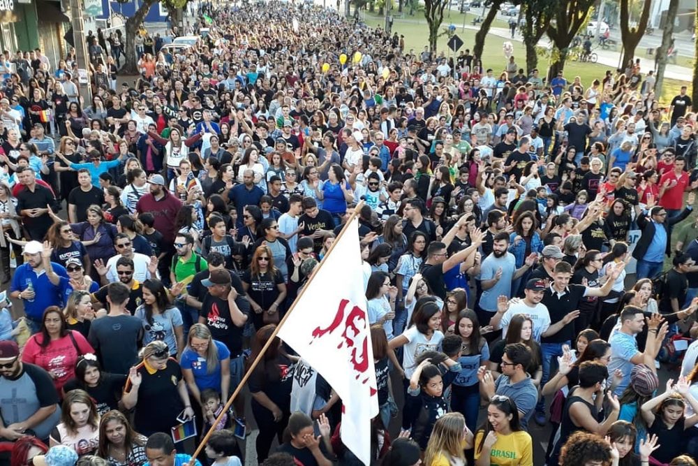 Marcha Para Jesus reúne igrejas evangélicas de Cascavel neste sábado