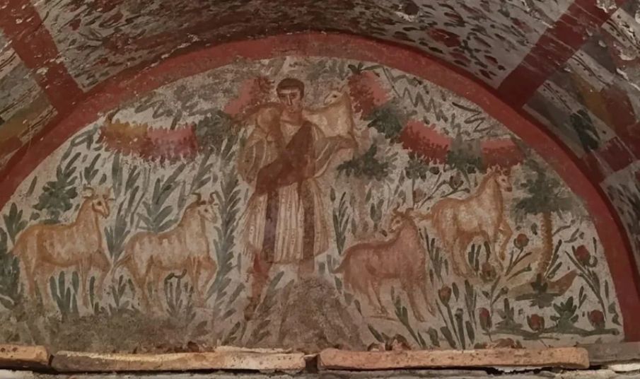 Pintura de Jesus da antiguidade é encontrada na Turquia