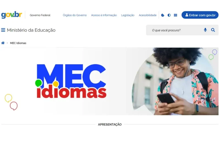 MEC Idiomas: nova plataforma oferta inglês e espanhol gratuitamente