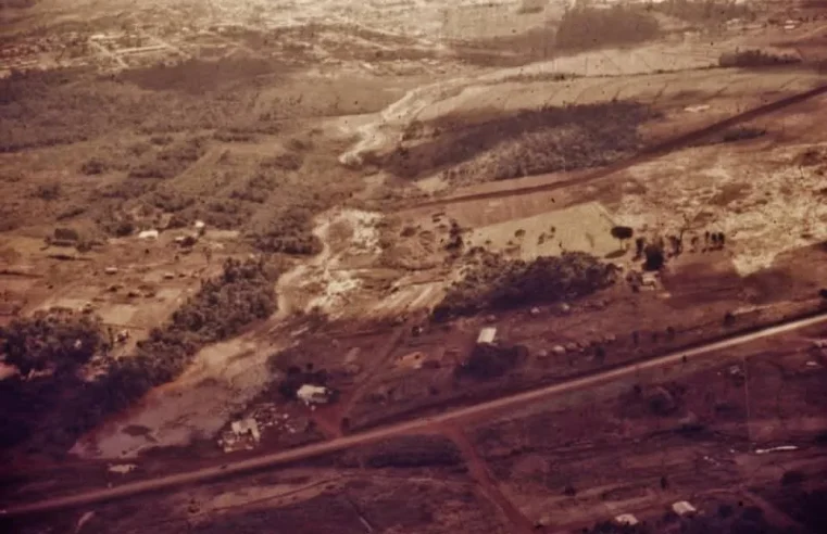 A região onde se formou o lago de Cascavel – Década de 1980