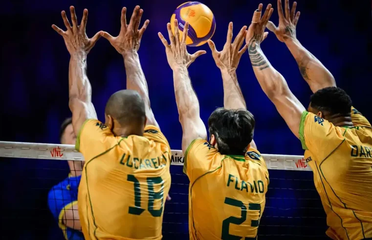 Brasil pega Itália atrás de reabilitação na Liga das Nações de vôlei