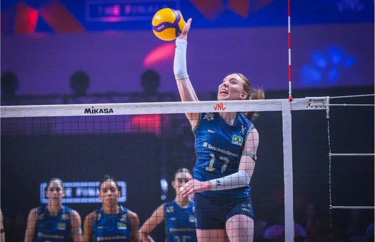 Brasil vence Japão e avança à semifinal da Liga das Nações de Vôlei Feminino